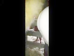 Blonde likes big snakes